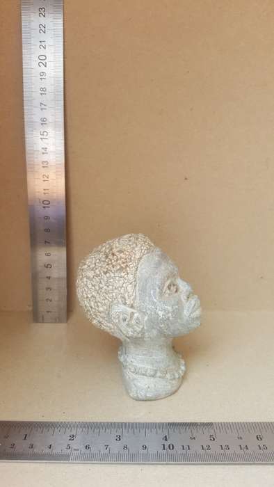 Hand-Carved! African Stone Bust - Woman Sculpture
