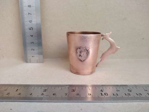 VINTAGE! - Copper - Springbok Handle Shield Cup