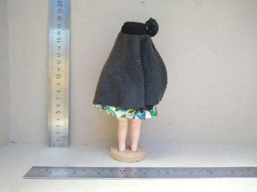 Vintage! Nazare Portugal - Dressed Pimar Small Costume Doll - Traditional 7 Petticoat