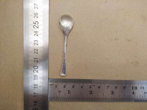 Antique! - 1913 Birmingham - Sterling Silver - Small Salt Spoon