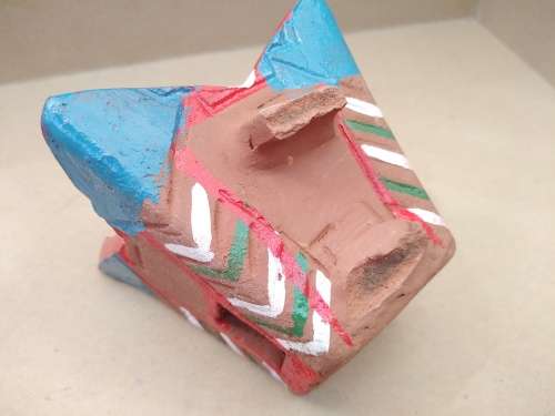 Vintage! - Oman Salalah - Handmade - Terracotta Clay Incense Burner (Broken Handle)