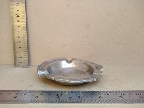 Vintage! Manx Cat Foundry - Pewter - Ashtray
