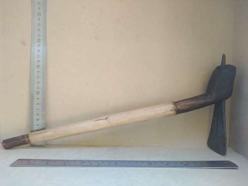 Africana!  Katima - Namibia Tribal Transpierced Axe / Hoe / Hatchet
