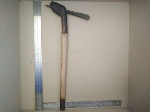 Africana!  Katima - Namibia Tribal Transpierced Axe / Hoe / Hatchet