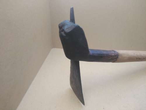 Africana!  Katima - Namibia Tribal Transpierced Axe / Hoe / Hatchet