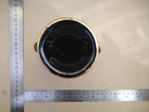 Vintage! Kipuros - Greek - Hand Made - 24 k Gold -  Small Urn / Vase