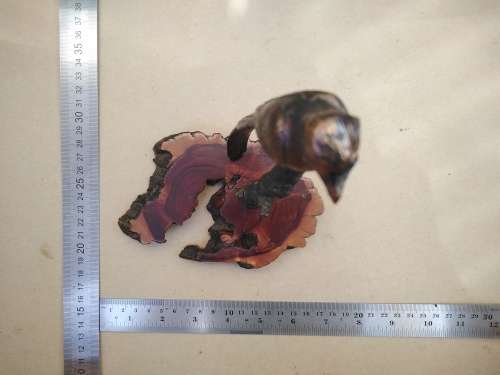 Vintage! Living Edge - Bronze - Hand Sculpted - Pheasant Bird
