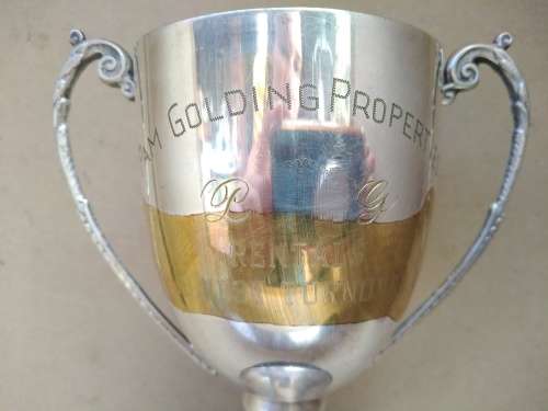 Vintage! Silver Plated - Prestige Awards - Classic Trophy Cup (Engraved)