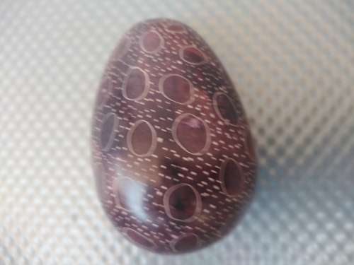 Vintage! Hand Carved SoapStone Eggs -  African Tribal Folk Art