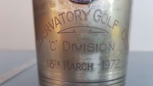 Vintage! Silver Plated - Trophy Beer Mug - Golf Club Nomads