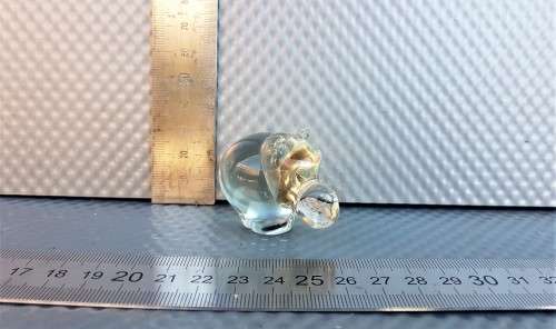 Vintage! Ngwenya Glass - Swaziland - Handmade Glass figurine - Hippo