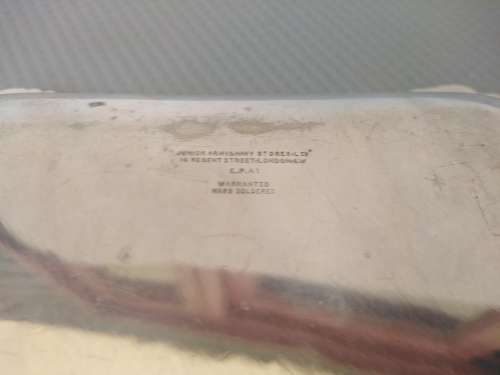 Antique! Silver Plated Rectangular Tureen: Food Entree Serving Platter/Dish.