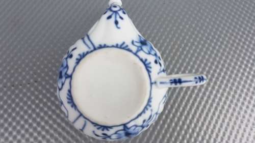 Antique! German - Blue Onion - Blue & White Porcelain - Tettau - Invalid/Child`s Feeder