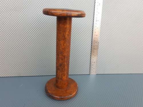 Vintage! Textile Spool, Wooden Spinning Bobbins,  Wood Spindles