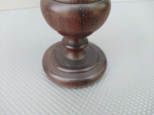 Vintage! Beautiful Pair Of Hand Carved Wooden Vases.