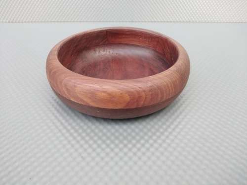 Vintage! Pair Of Hand Made Wooden Bowls 14cm.
