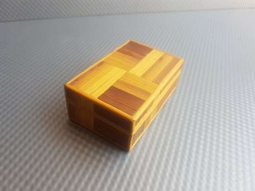 Vintage! Bamboo Trinket Box.