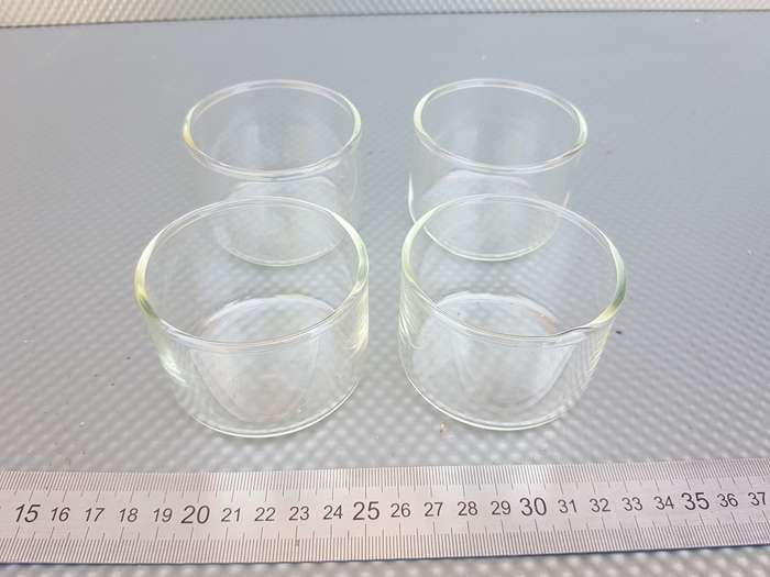 Vintage! Set of 4 Simax Custard Cups / Ramekins.