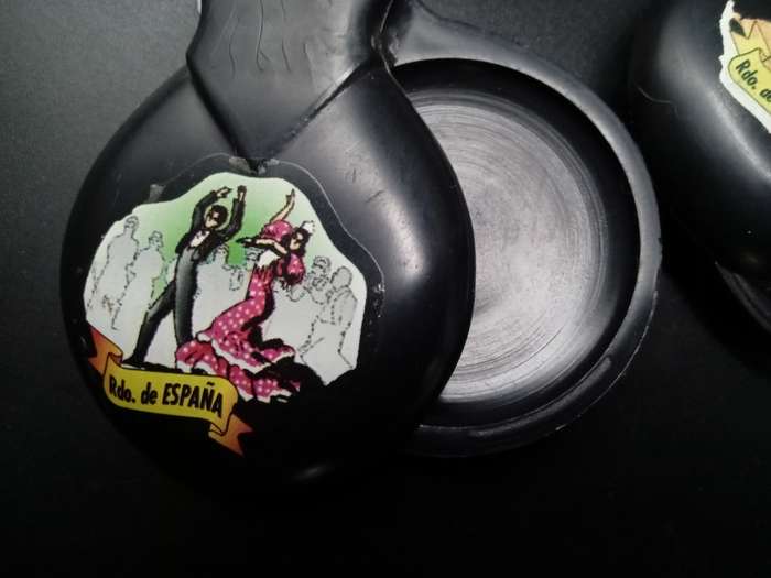Vintage! Pair Of Spanish Castanet Souvenirs