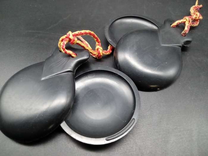 Vintage! Pair Of Spanish Castanet Souvenirs