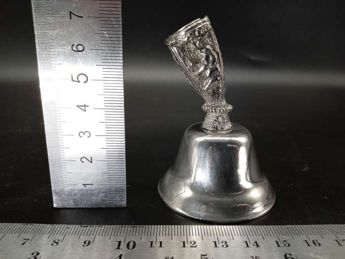 Vintage! Souvenir Bell - Embossed Lion and Elephant design