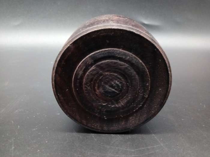 Vintage! Turned wood - Lidded Canister / Jar- Treenware