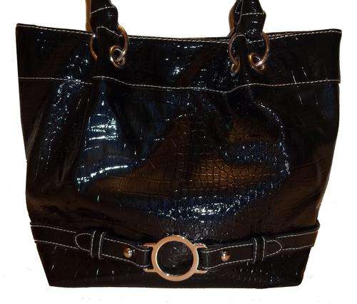 Rosetti Patent Croc Embossed Bag