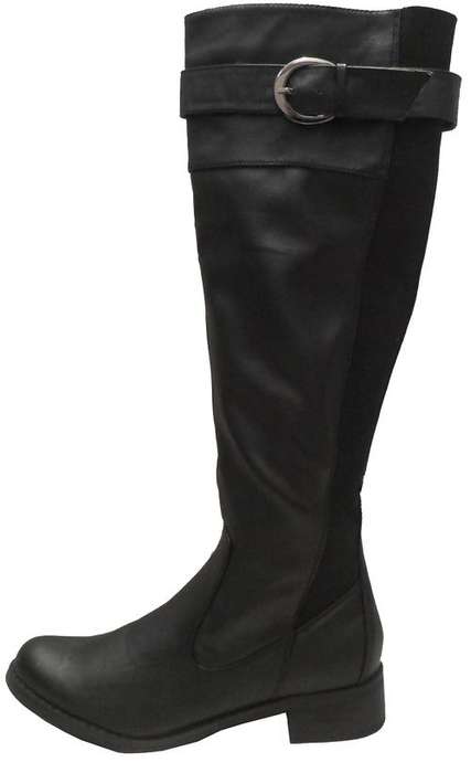 Tall Black Riding Boots (Size 6)