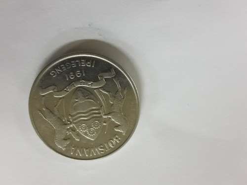 Botswana Ipelegeng Fifty Thebe Coin 1991