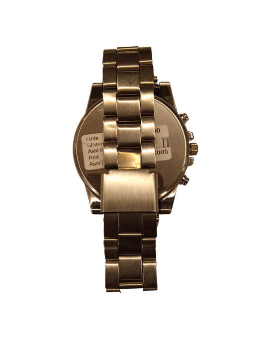Stunning Design Mens Analagoue Watch -Stunning and Sleek  Design on White Face With Steel Strap