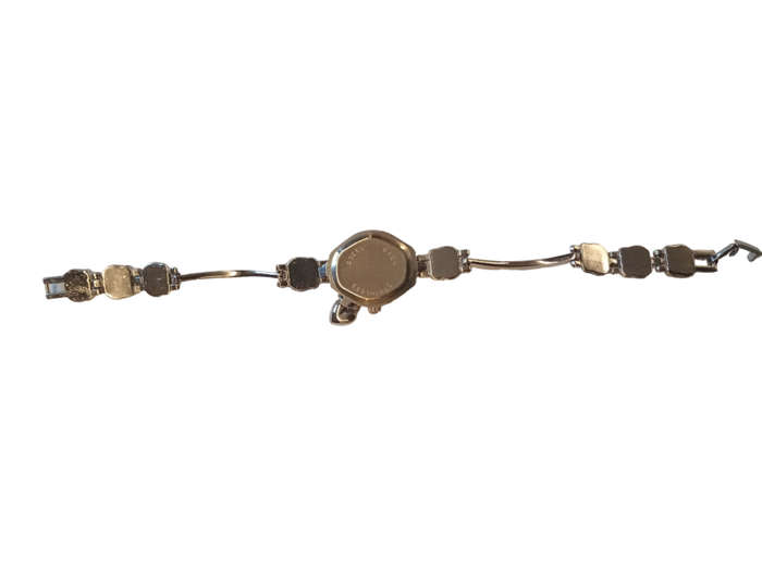 Stunning Analogue Watch Bracelet For Women-Stylish White Face on a Charm Bracelet