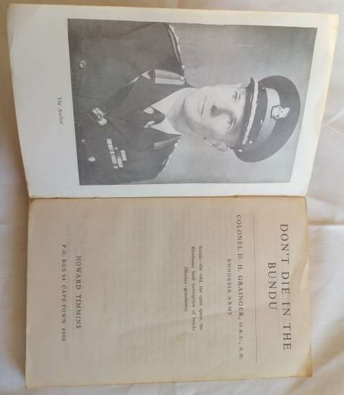DON'T DIE IN THE BUNDU - COL D.H. GRAINGER (Paperback)