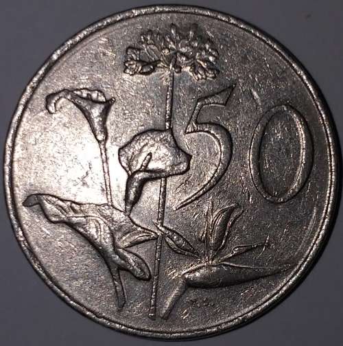 1985 - 50 CENT COIN - SOUTH AFRICA