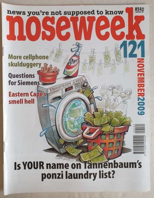 NOSEWEEK MAGAZINE - ISSUE 121 - NOVEMBER 2009 - CONTROVERSIAL