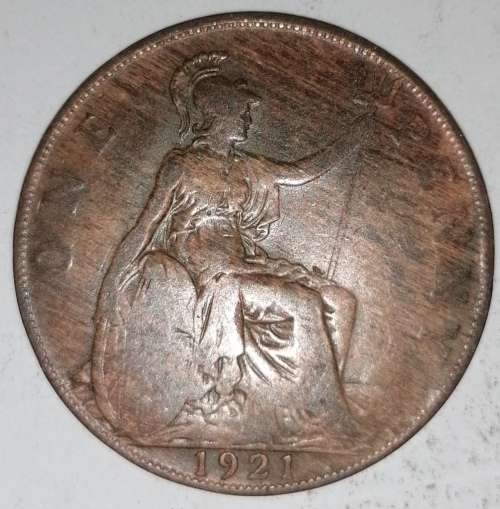 1921 - ONE PENNY - GREAT BRITAIN