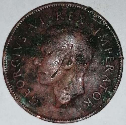 1943 - 1 PENNY - (1D) - UNION OF SOUTH AFRICA