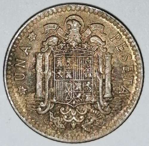 1963 (65) - 1 (UNA) PESETA - SPAIN/ESPANA