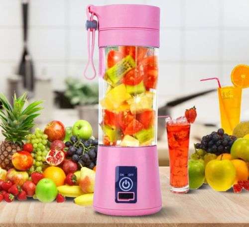 portable and rechargeable battery juice blender