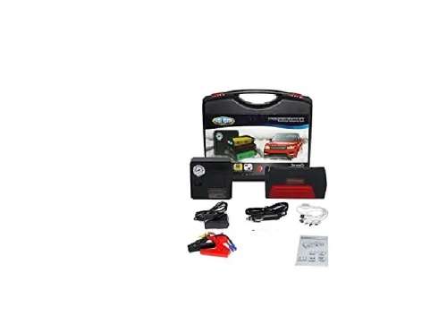 Multi-Function CarJump Starter Kit with Compressor Built-in Survival Hammer, Blade, Torch Flashlight