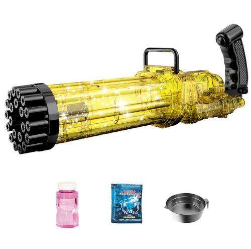 21-Hole Electric Gatling Bubble,Summer Outdoor And Indoor Toys For Boys Girls
