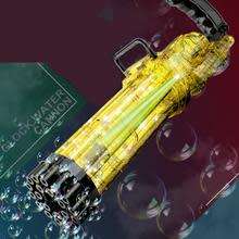 21-Hole Electric Gatling Bubble,Summer Outdoor And Indoor Toys For Boys Girls