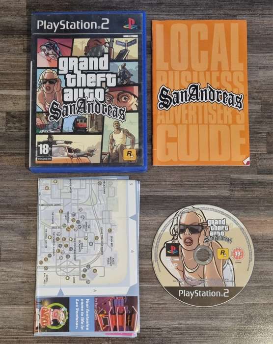 Grand Theft Auto San Andreas for PS2 - Complete