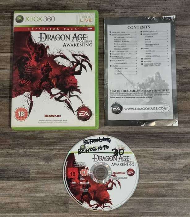 Dragon Age Origins Awakening Expansion Pack for Xbox 360 - Complete