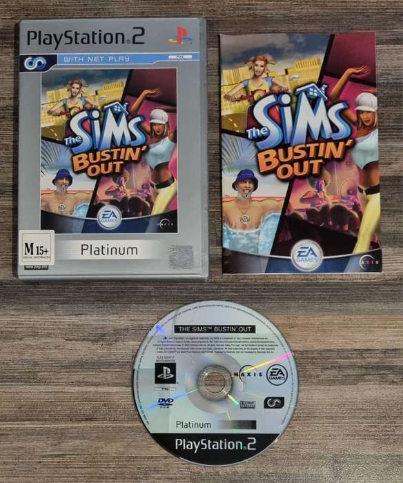 The Sims Bustin Out for PS2 - Complete