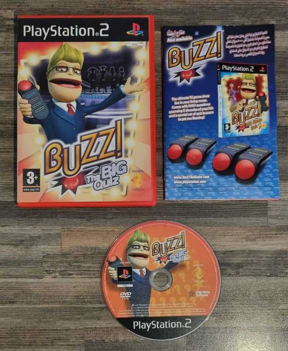 Buzz The Big Quiz for PS2 - Complete