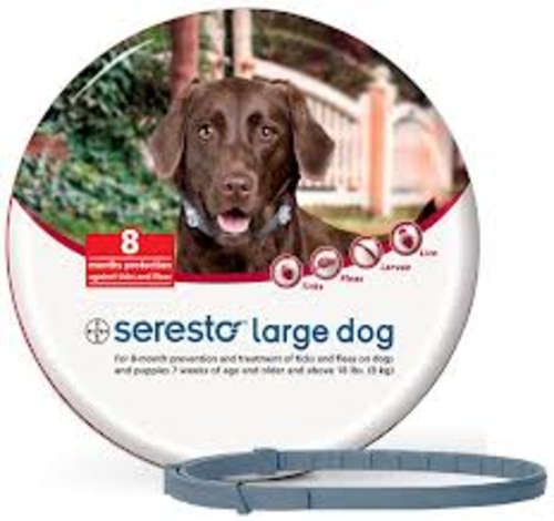 Seresto Flea and Tick Collar for Large Dogs (Lasts up to 8 months)