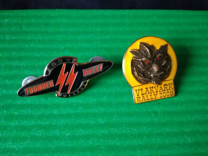 Rally badges (x2)