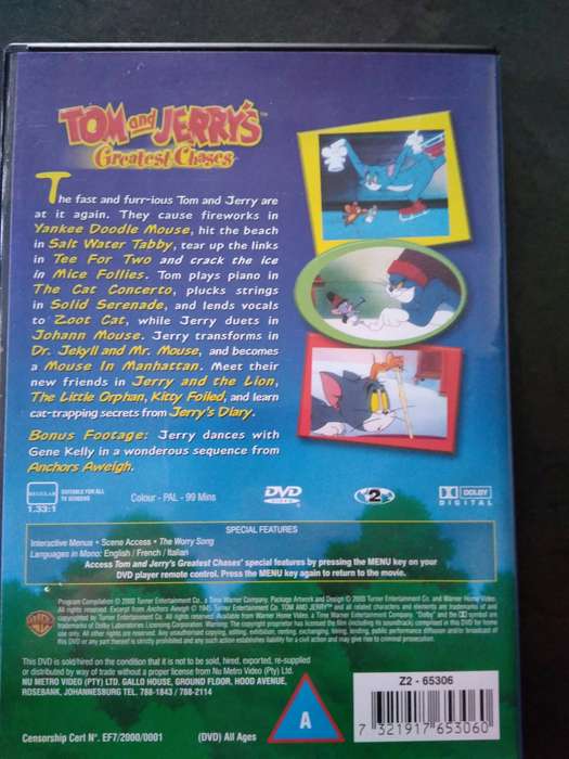 Tom & Jerry DVD