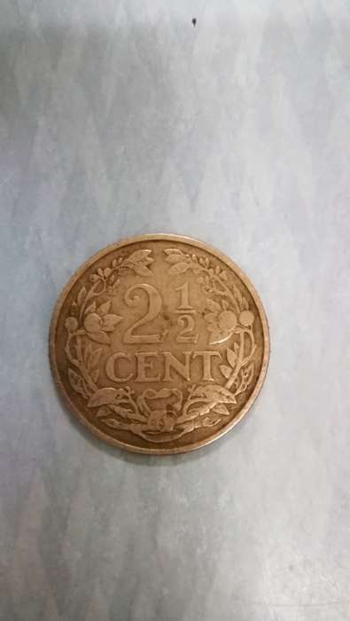 1916 Koningkrijk Der Nerdeland 2 and half cent