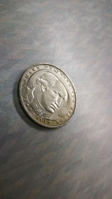 1749 - 1832 Johann Wolfgang von goethe Dutch 5 mark